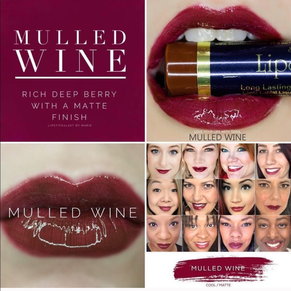 LipSense Long Lasting Liquid Lip Color MULLED WINE